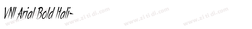 VNI Arial Bold Itali字体转换 VNI Arial Bold Itali字体转换